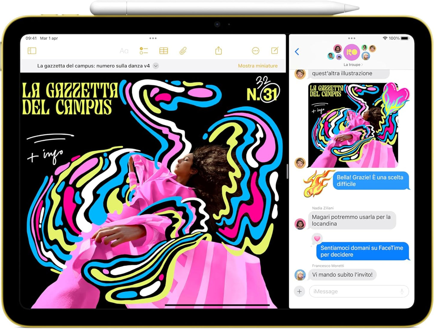 iPad A16 128GB wi-fi Azzurro