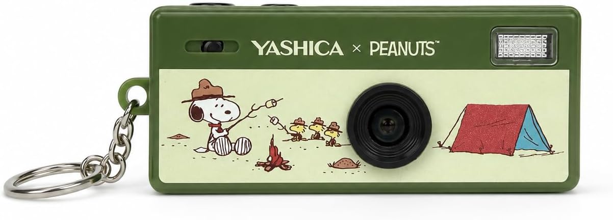 Yashica Funtastic Keychain Camera — Peanuts Edition