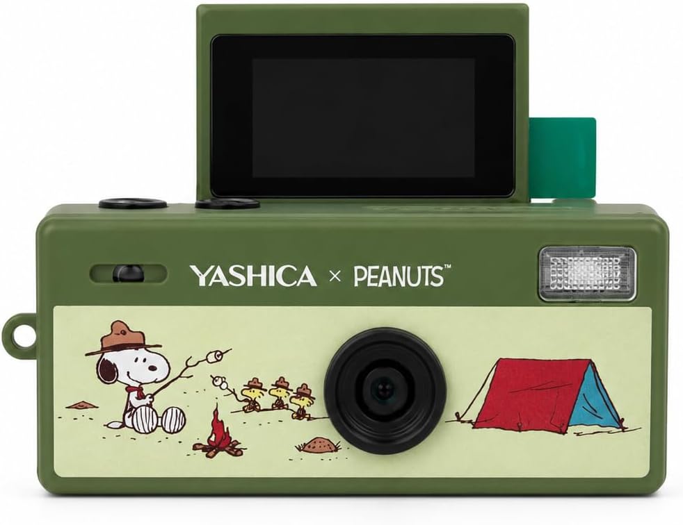 Yashica Funtastic Keychain Camera — Peanuts Edition