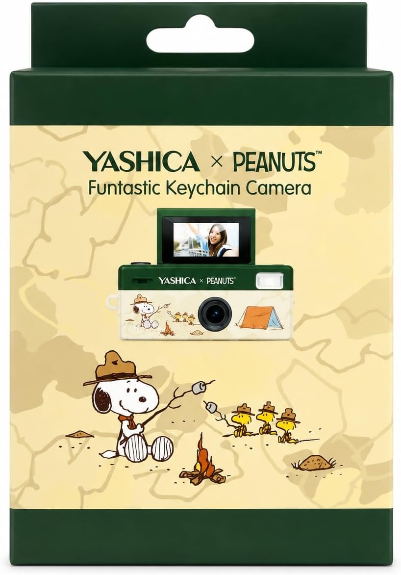 Yashica Funtastic Keychain Camera — Peanuts Edition