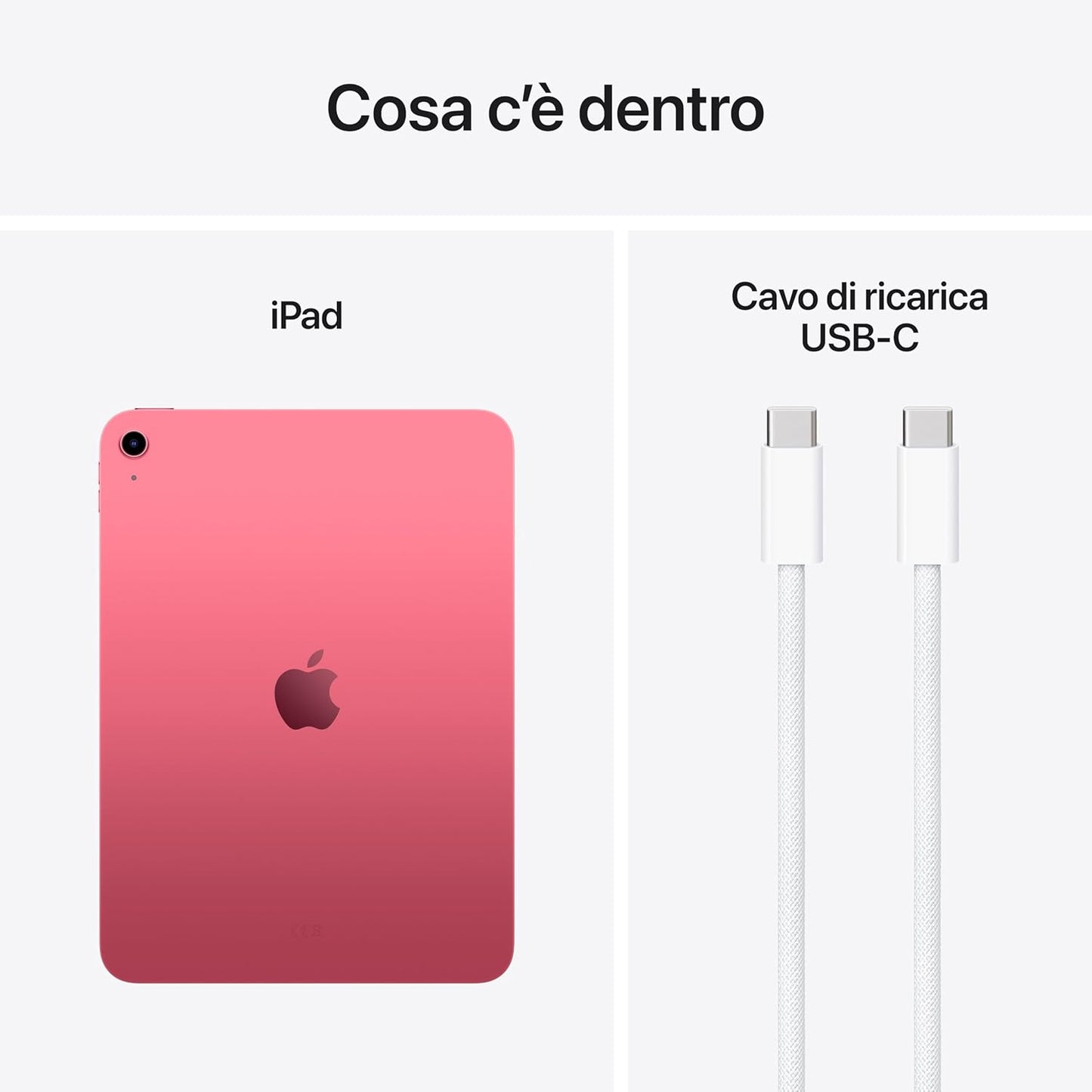 iPad A16 128GB wi-fi Rosa