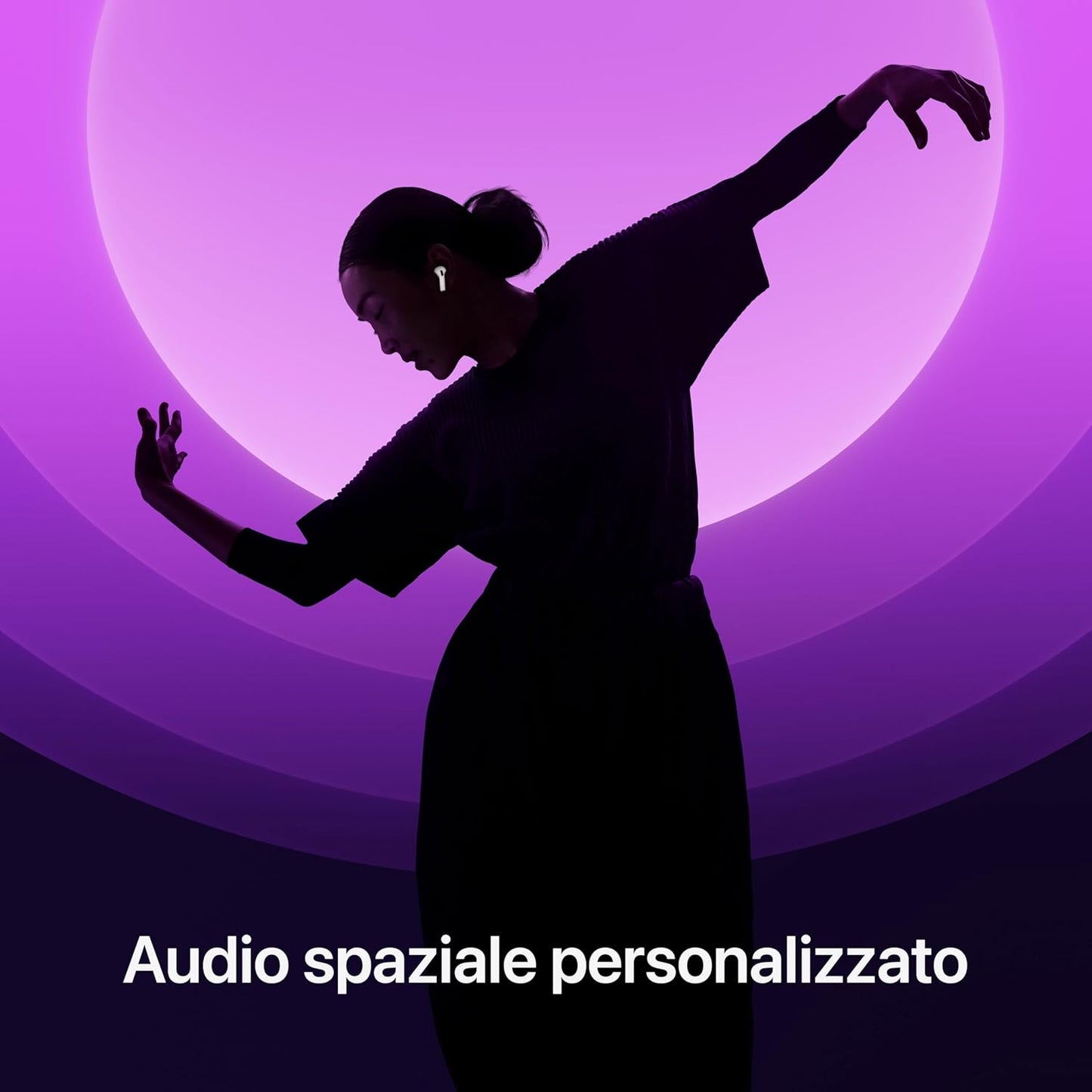 Apple AirPods 4 con cancellazione del rumore attiva