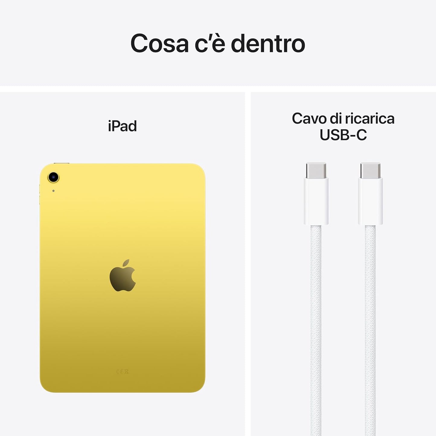 iPad A16 128GB wi-fi Giallo