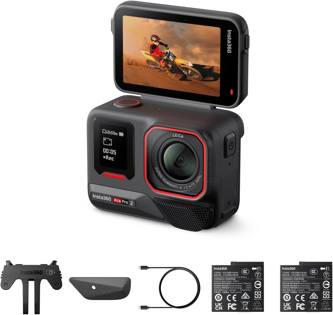 Insta360 Ace Pro 2 – Standard Dual Battery Bundle