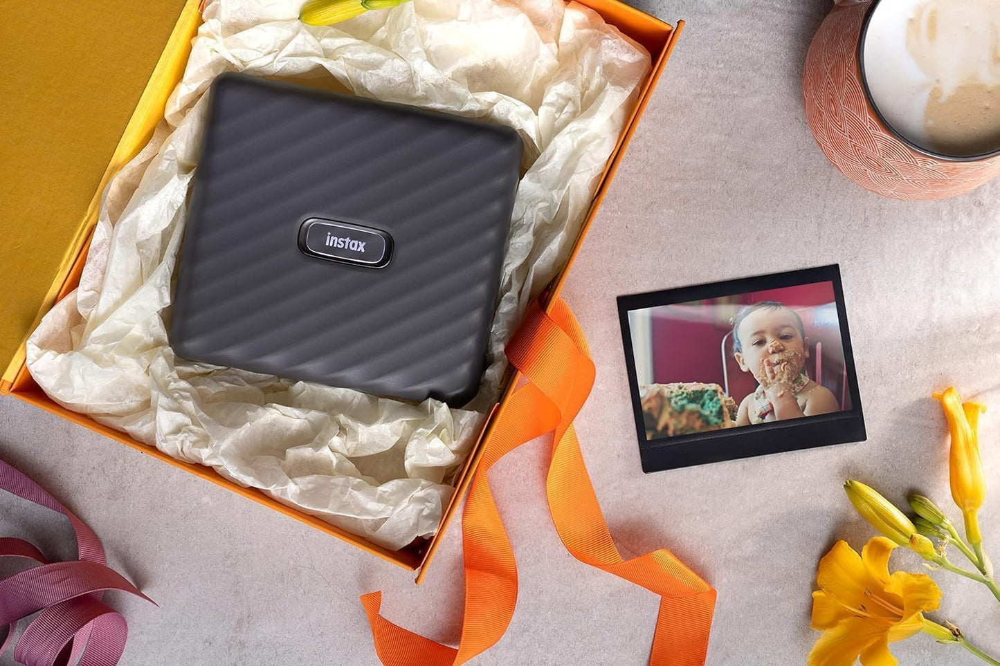 FUJIFILM Instax Link WIDE Mocha Grey