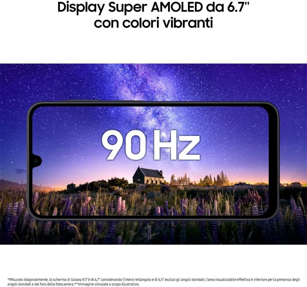 Samsung Galaxy A17 Light Blue