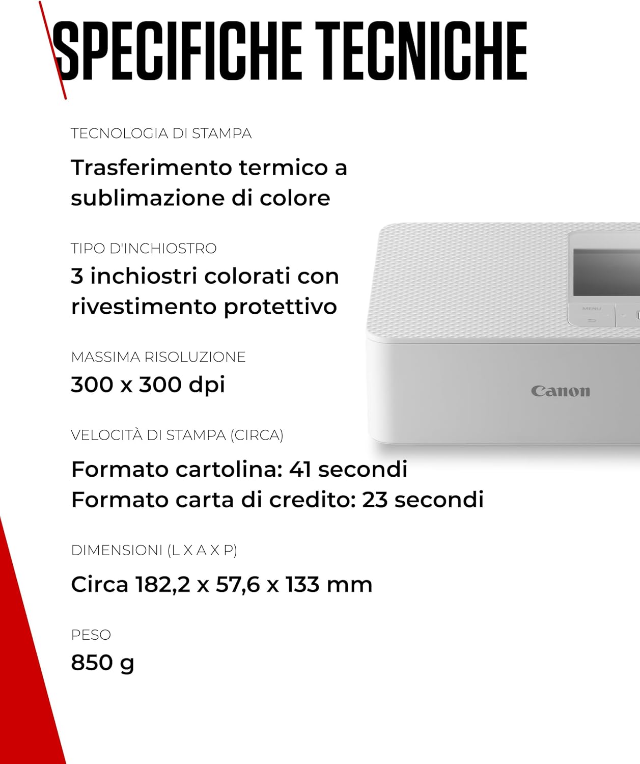 Canon SELPHY CP1500 Stampante fotografica
