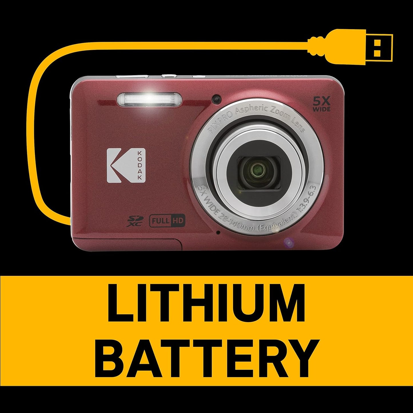 Kodak PixPro FZ55 Red