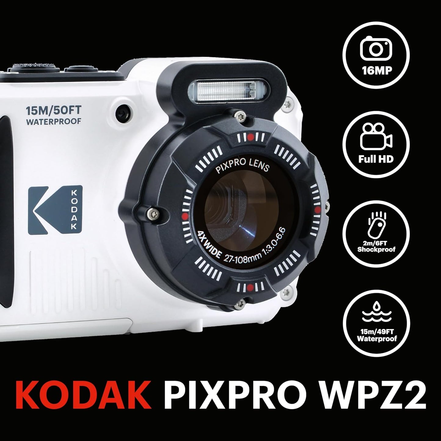 Kodak PixPro WPZ2 White