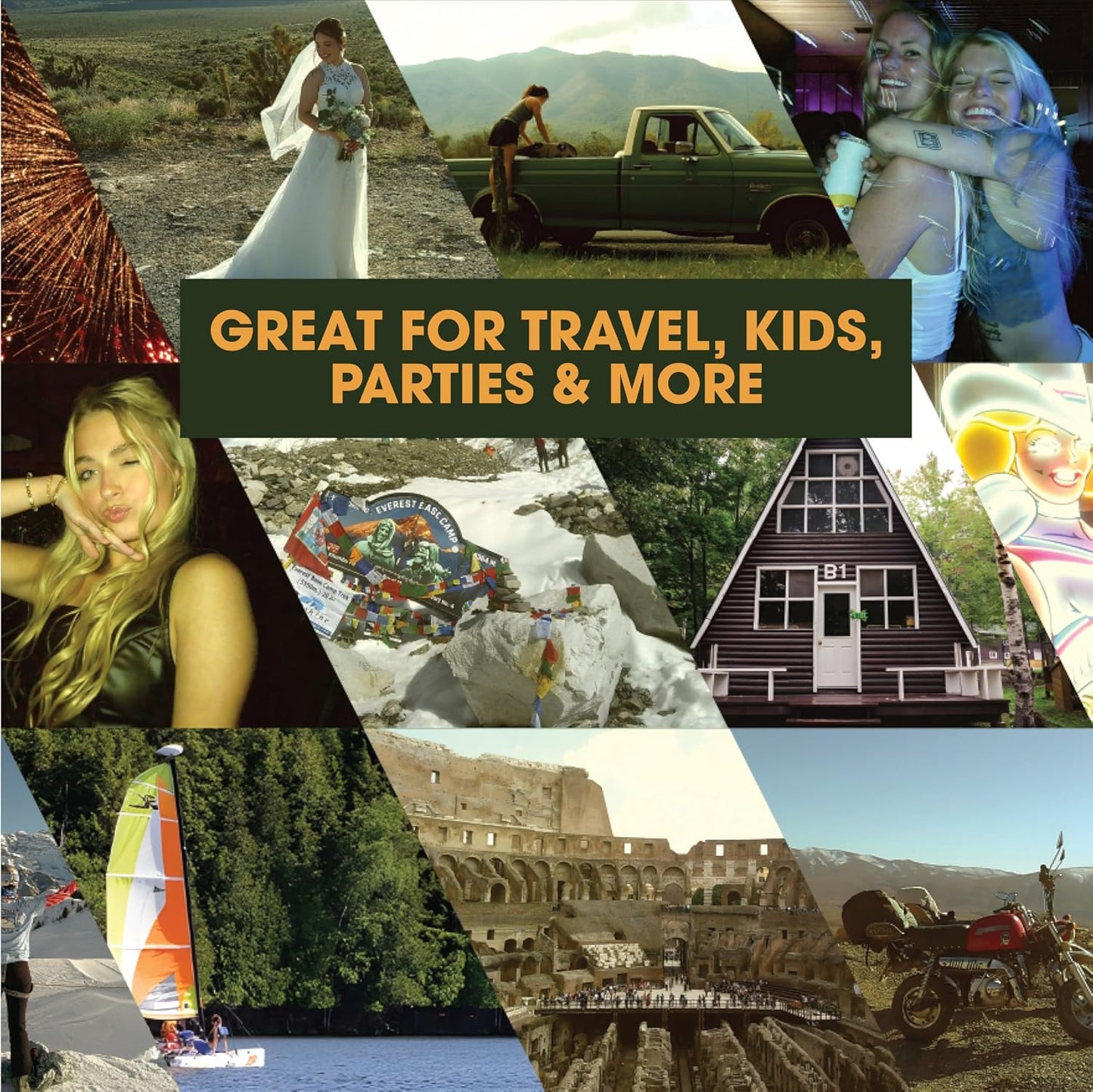 CAMP SNAP Fotocamera Digitale ma con anima analogica con Micro SD 4GB