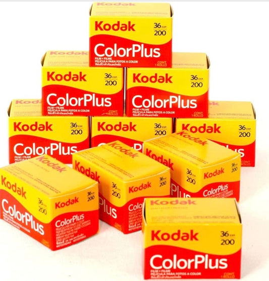 Kodak Color PLUS 200 - 10 Rullini da 36 Foto a Colori 35MM