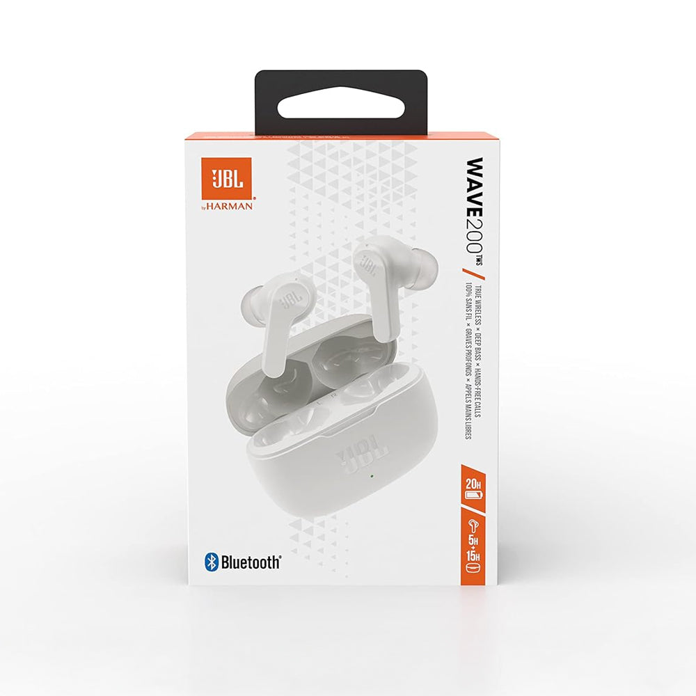 JBL auricolari Bluetooth Wave 200TWS Bianco