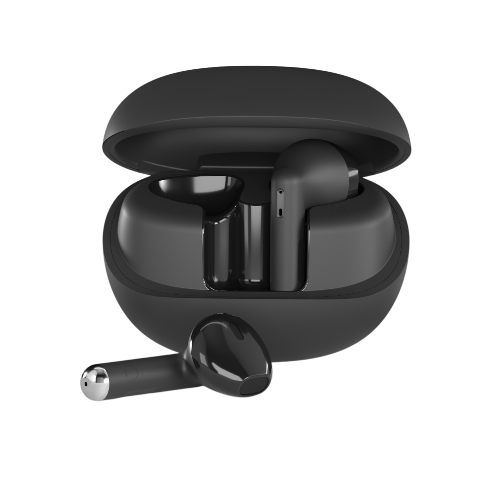 FONEX auricolari Bluetooth BHF3 con custodia di ricarica | Nero