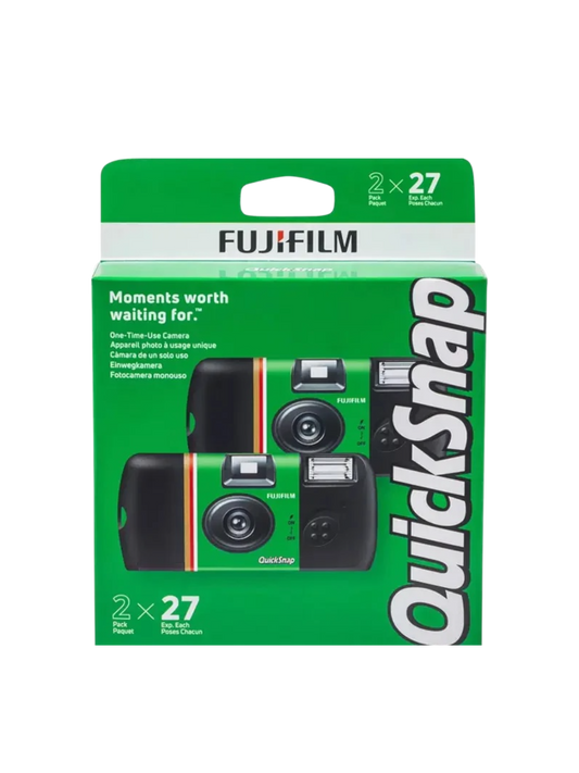FUJIFILM Usa e getta Quick Snap - Pack da 2 (27 scatti ciascuna)