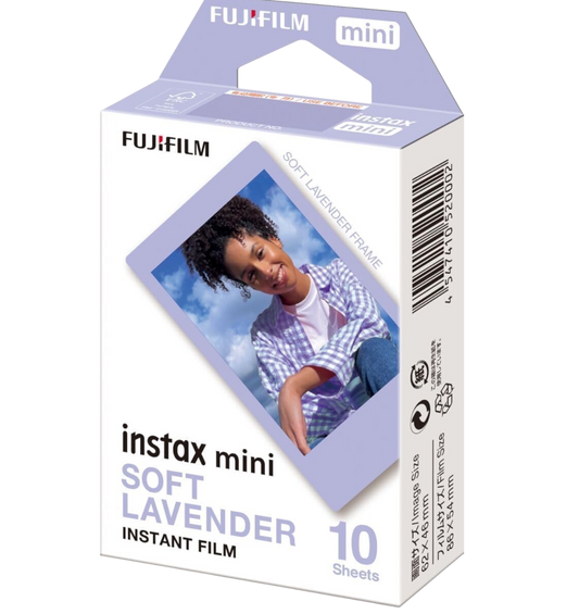 FUJIFILM Instax Mini Film confezione da 10 foto, Soft Lavender