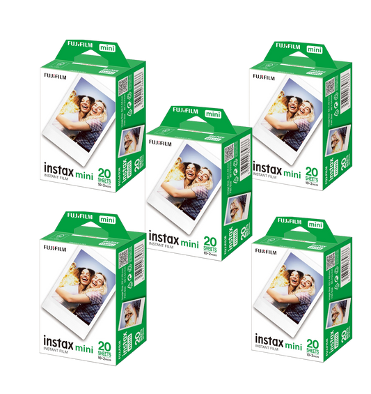 FUJIFILM Instax Mini FIlm Offerta 5 pacchi da 20 film
