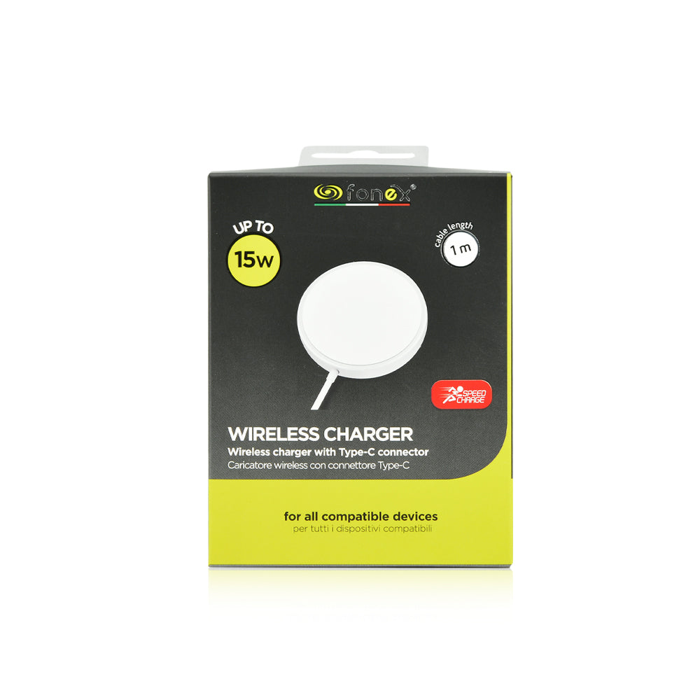 FONEX wireless charger 15W Bianco